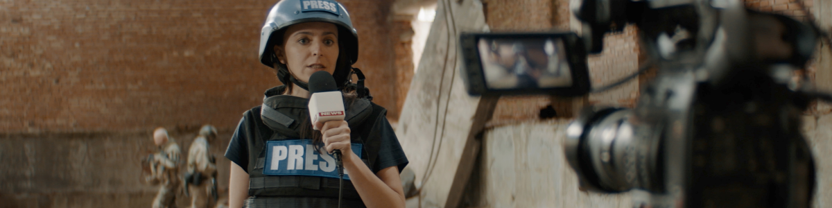 bandeau journaliste de guerre