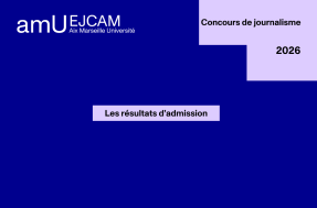 Résultats d'admission concours de journalisme 2026