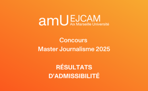 Concours Master Journalisme 2025
