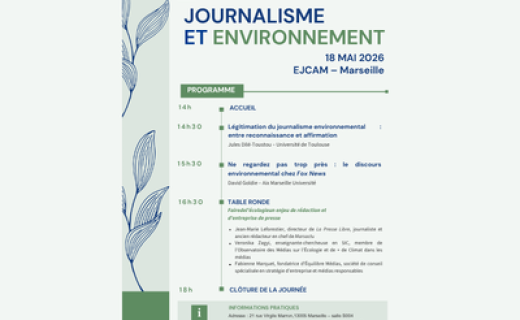 Journalisme et environe=nement 